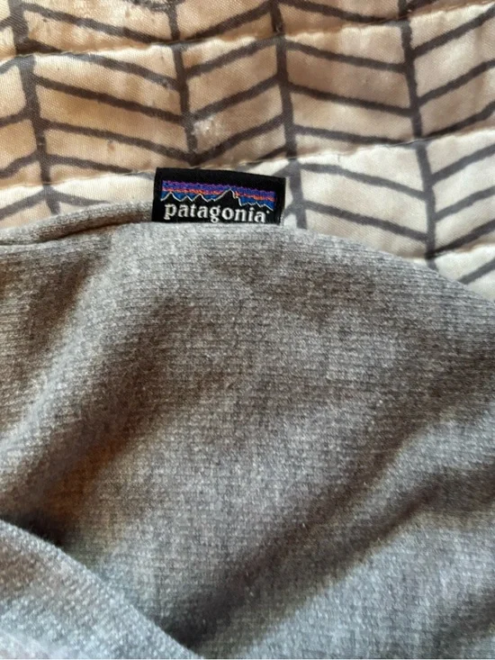 Patagonia organic cotton Men's Long-Sleeve Crewneck Shirt Gray - Picture 6 of 6